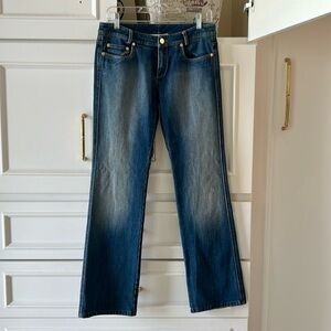 St John blue jeans with gold heart on back pocket